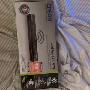 Epson WorkForce ES-60W Portable Scanner - Black